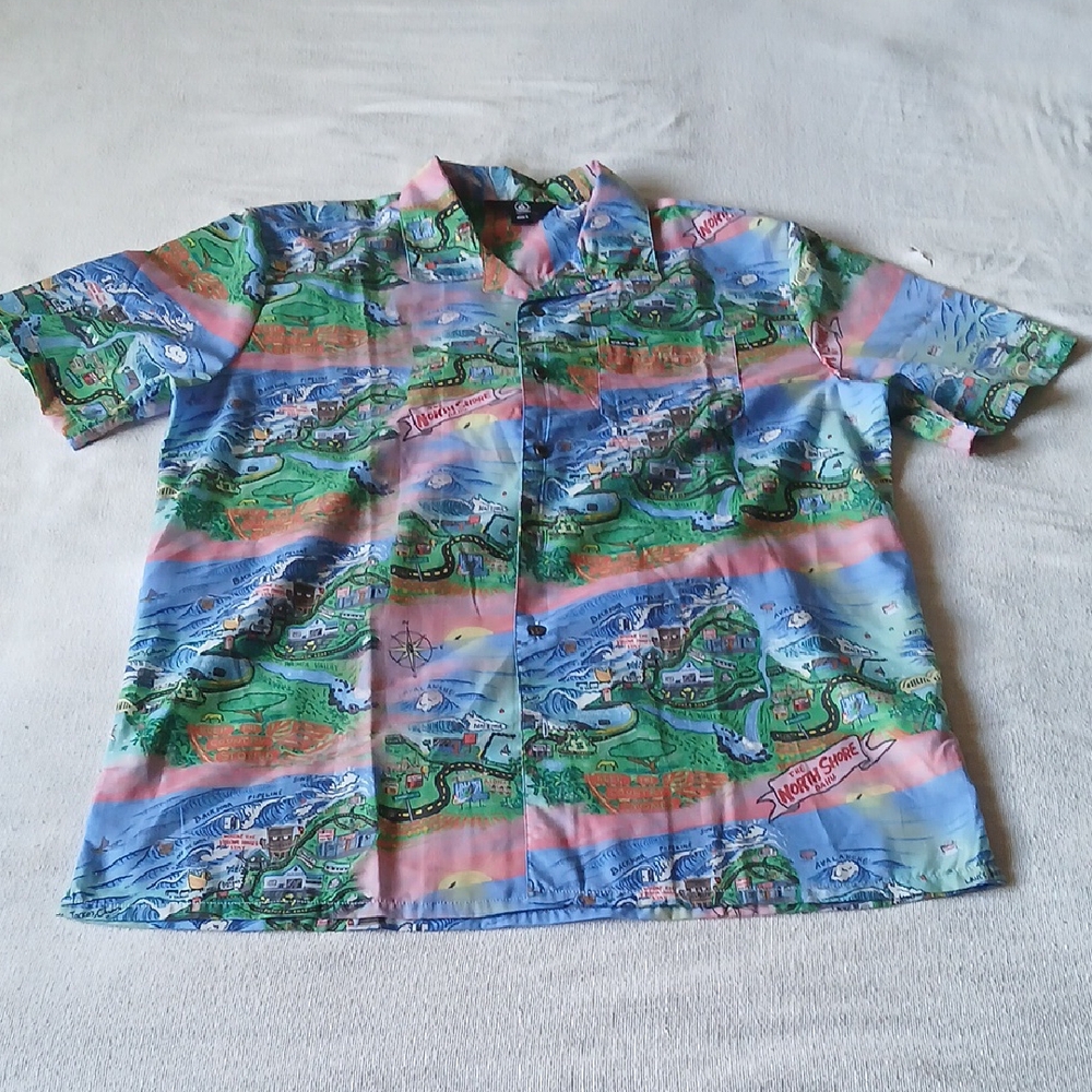 Volcom Multicolor Casual Button Down Shirt